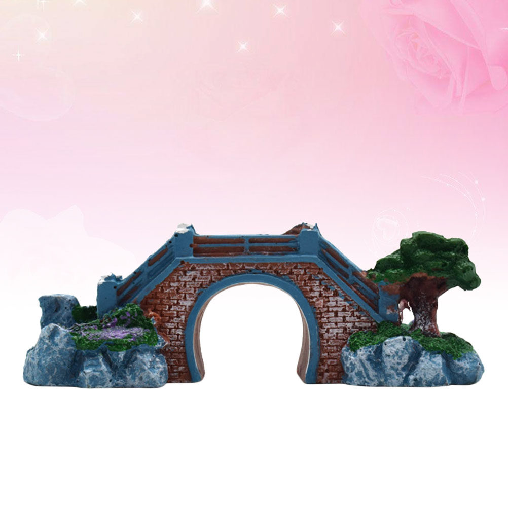 Aquarium Fish Bridge - Resin Fish Tank Bridge Aquarium Decor
