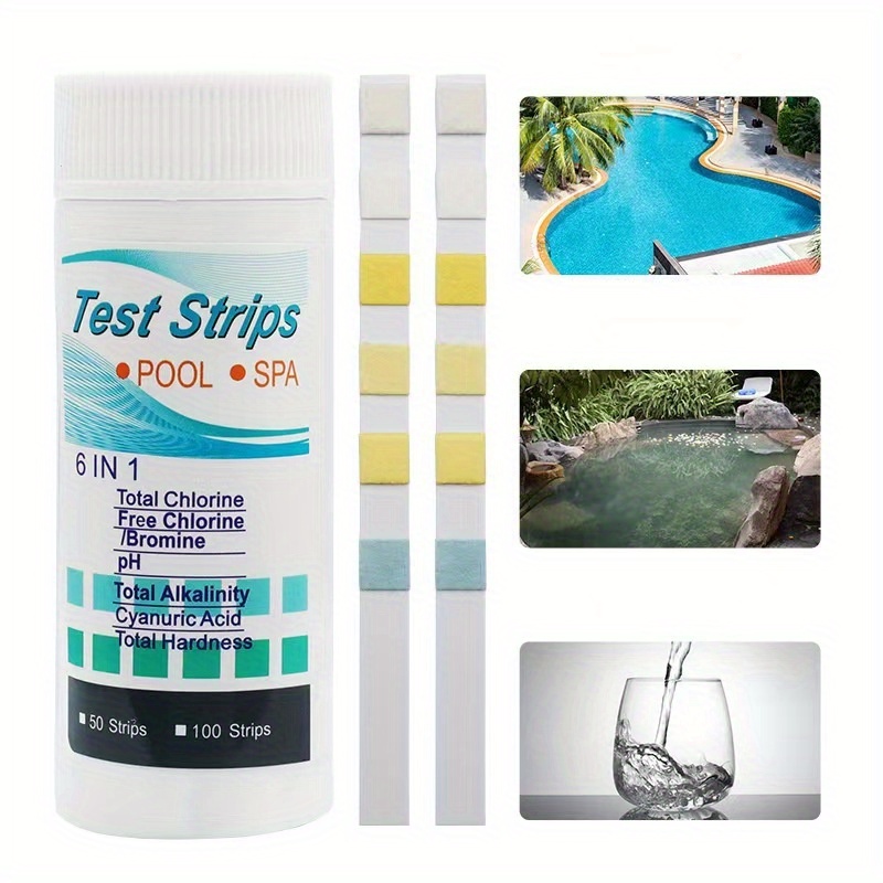 Aquarium Fish House - 6-in-1 Pool & Spa Water Test