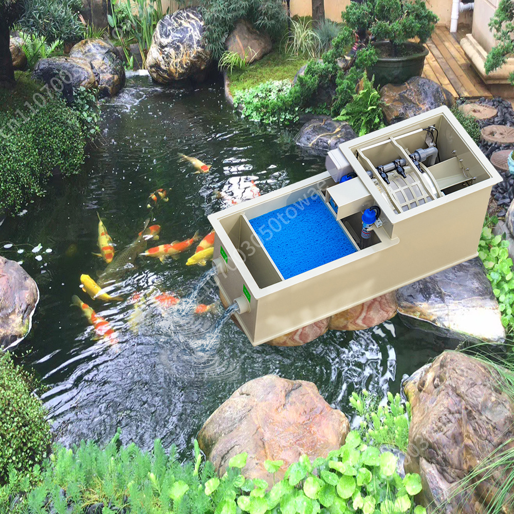 Fish Tank Filter Aquarium - Outdoor Garden Pond Filtration Equipment PP
