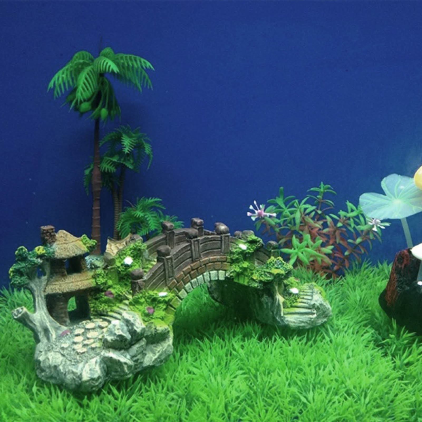 Fish Tank Artificial Bridge Re - огляд і ціна Aquarium Fish Bridge