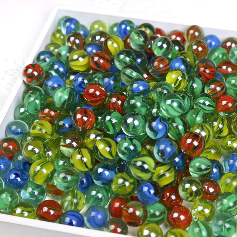 50Pcs 14mm Colorful Glass Marb - огляд і ціна Aquarium Fish Saltwater