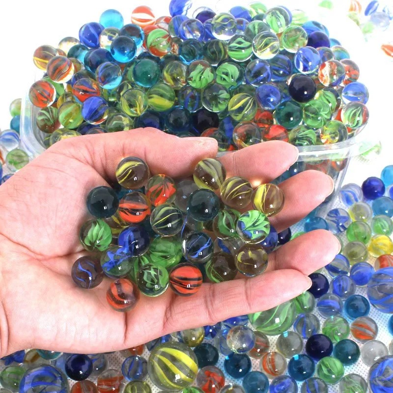 50Pcs 14mm Colorful Glass Marb - огляд і ціна Aquarium Fish Saltwater