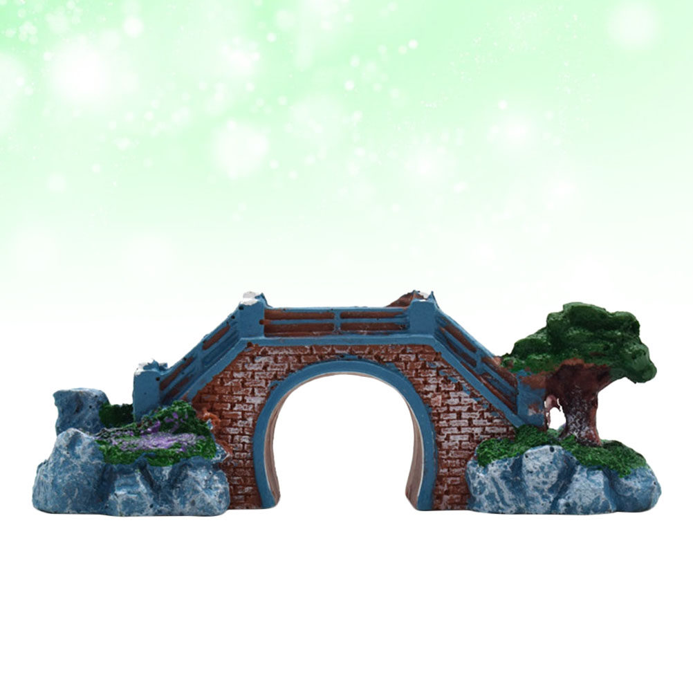 Resin Fish Tank Bridge Aquariu - огляд і ціна Aquarium Fish Bridge