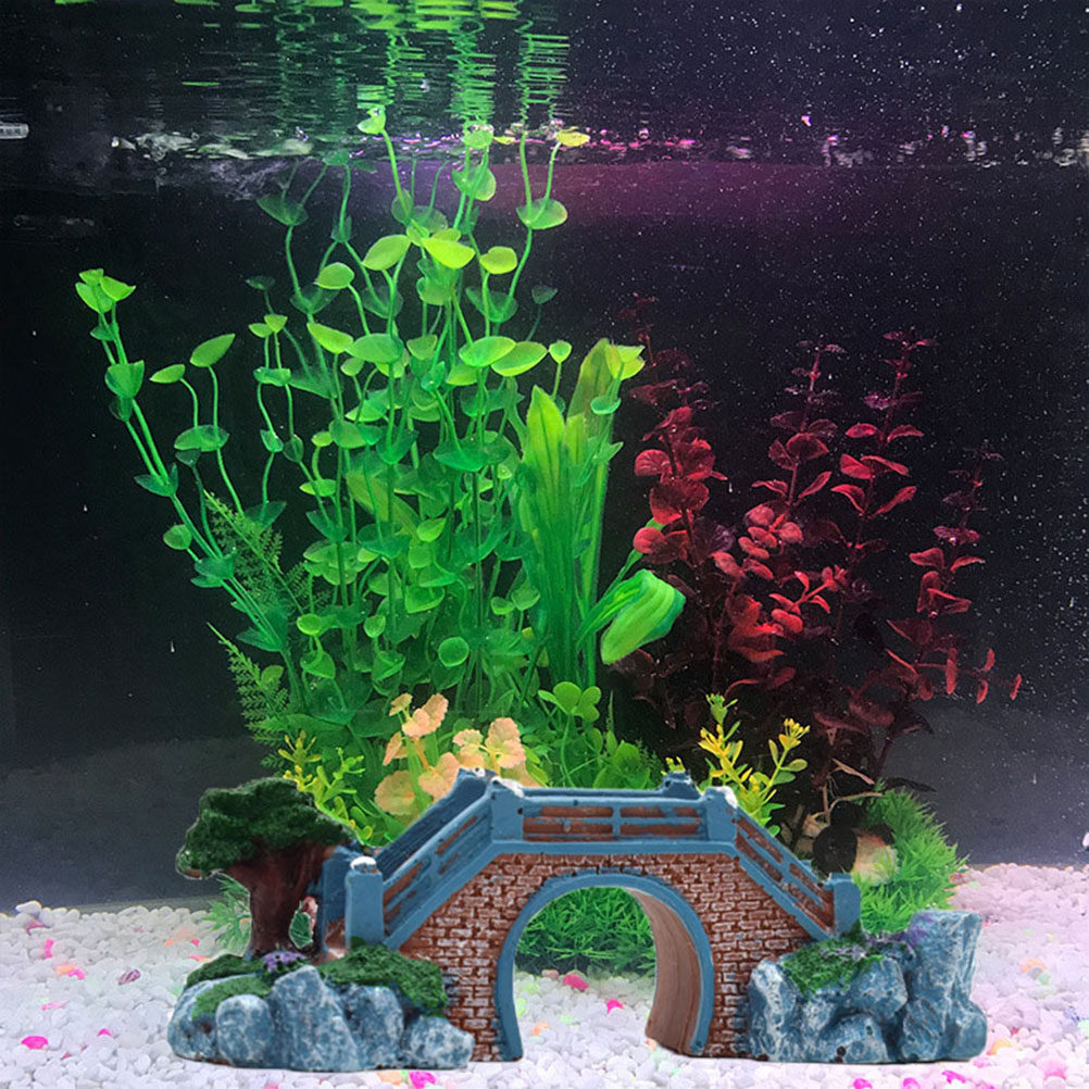 Resin Fish Tank Bridge Aquariu - огляд і ціна Aquarium Fish Bridge