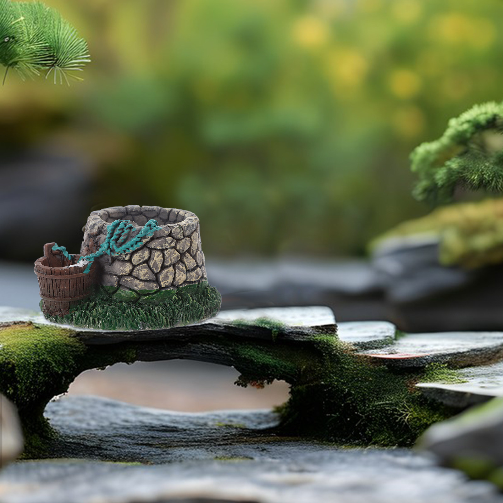 Miniature Bridge with Ancient  - огляд і ціна Aquarium Fish Bridge