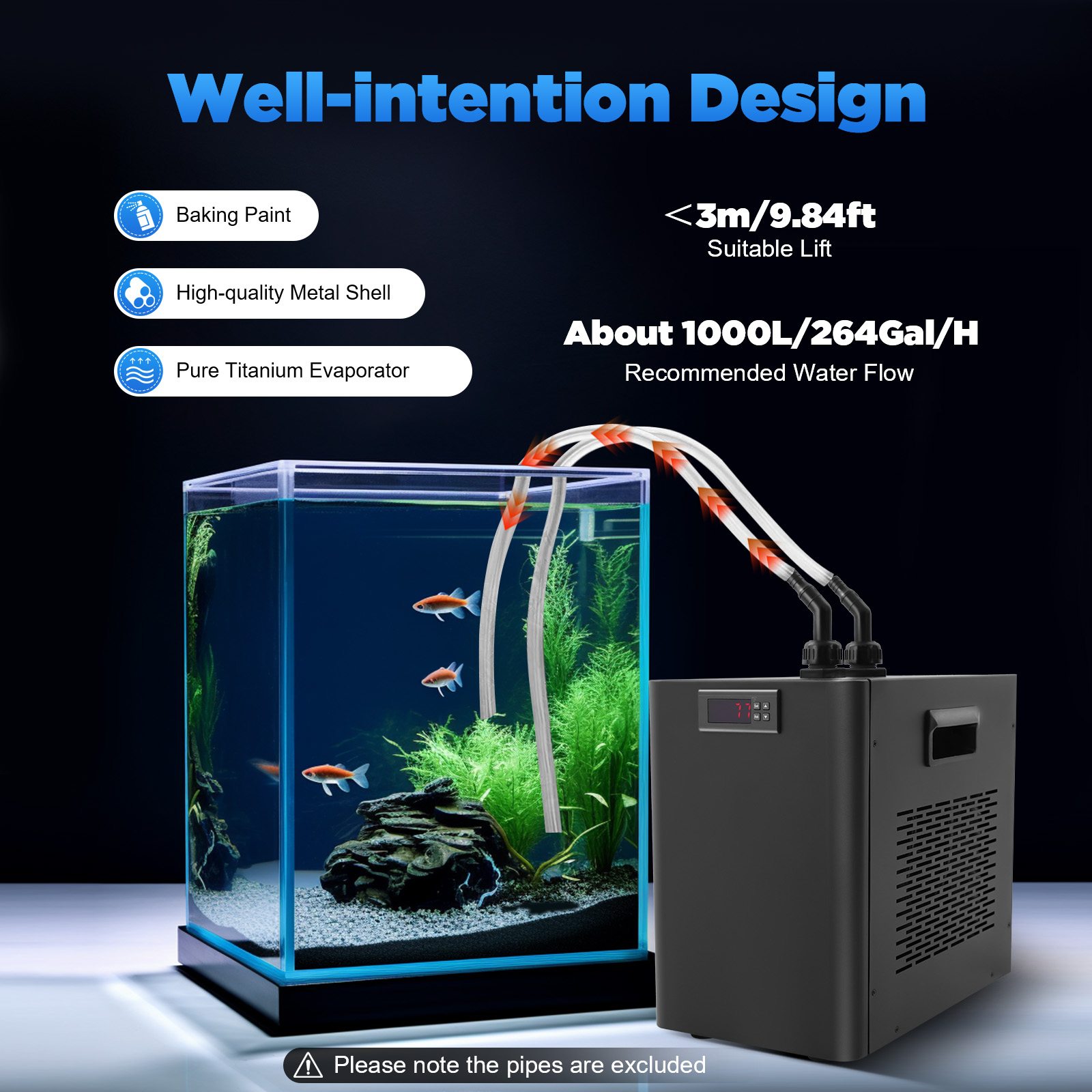 Aquarium Cooling Machine 110V  - огляд і ціна Aquarium Fish Market