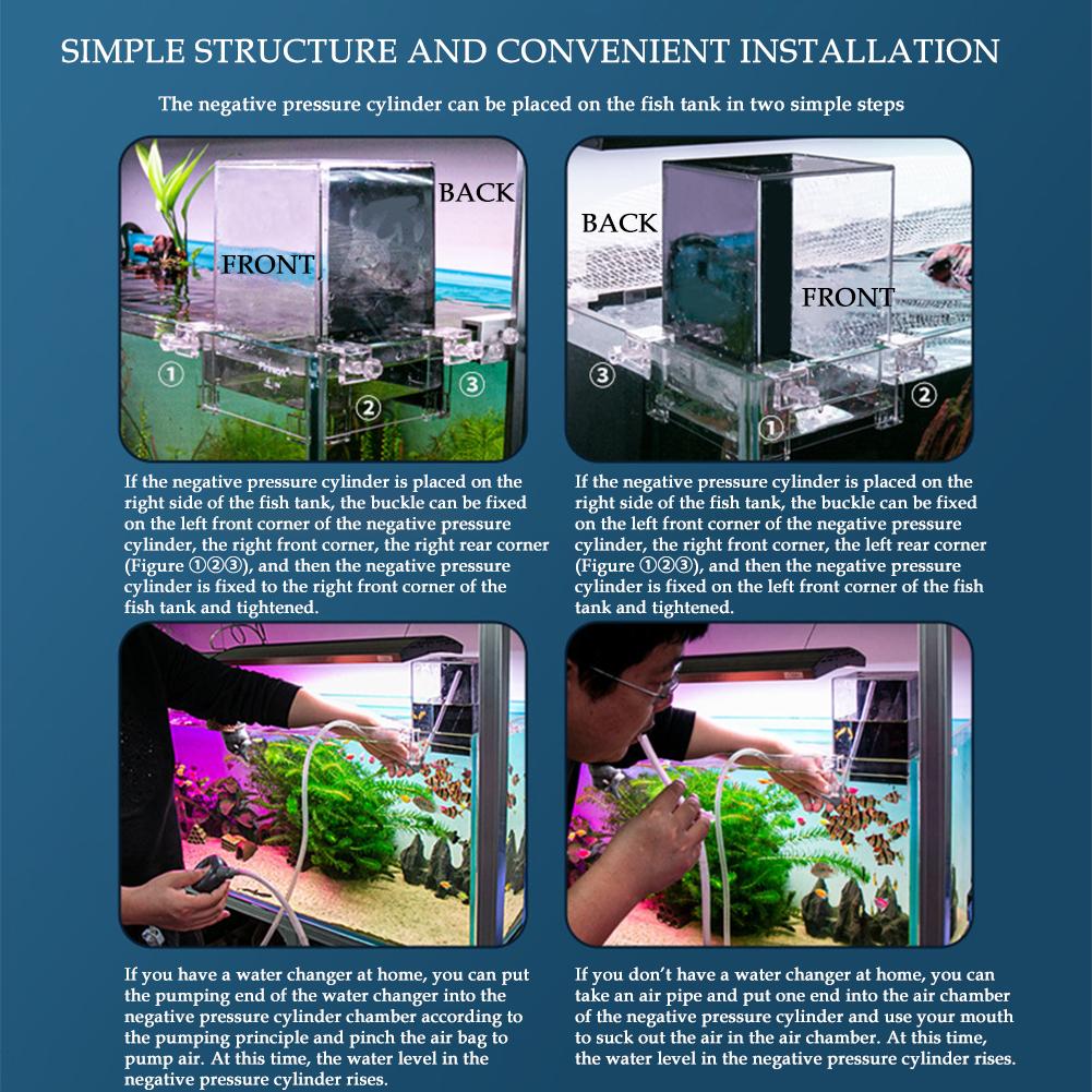 Negative Pressure Fish Tank Su - огляд і ціна Aquarium Fish Bridge