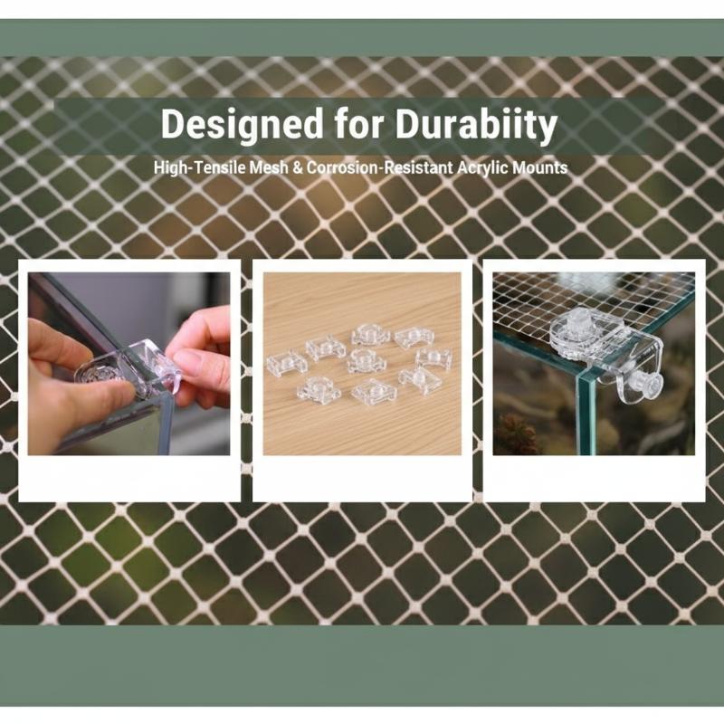 1Pcs Fish Tank Net Anti Jumpin - огляд і ціна Aquarium Fish Net