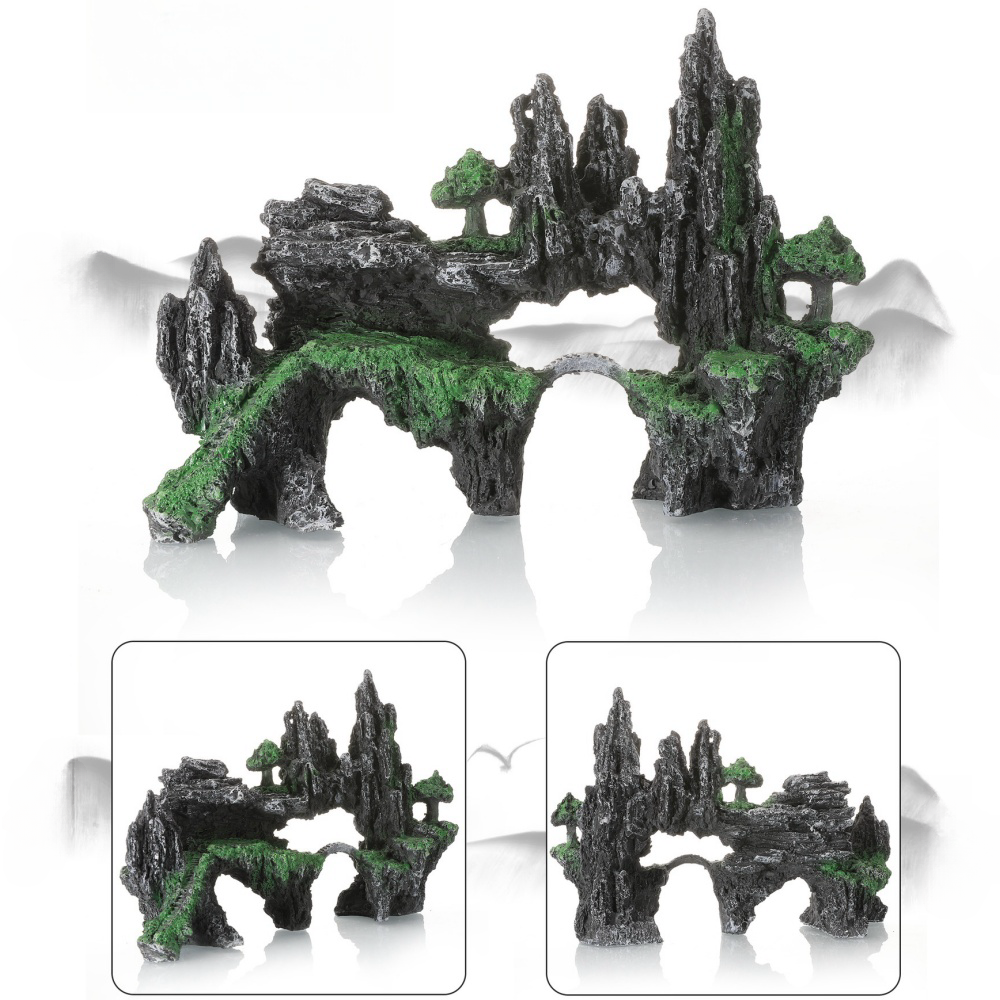 Aquarium Decorative Rocks Fish - огляд і ціна Aquarium Fish Bridge
