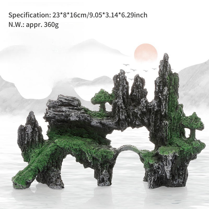 Aquarium Decorative Rocks Fish - огляд і ціна Aquarium Fish Bridge