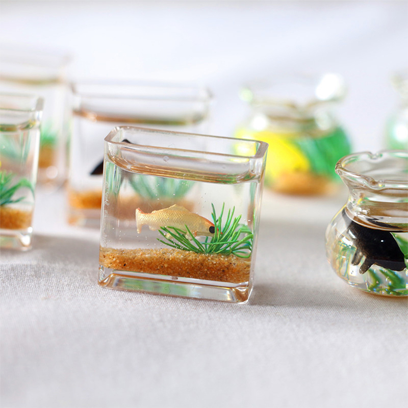 1Pc Mini Fish Tank Random Colo - огляд і ціна Aquarium Fish Saltwater