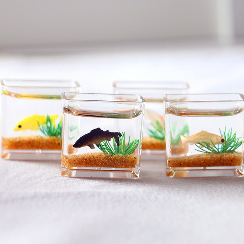 1Pc Mini Fish Tank Random Colo - огляд і ціна Aquarium Fish Saltwater