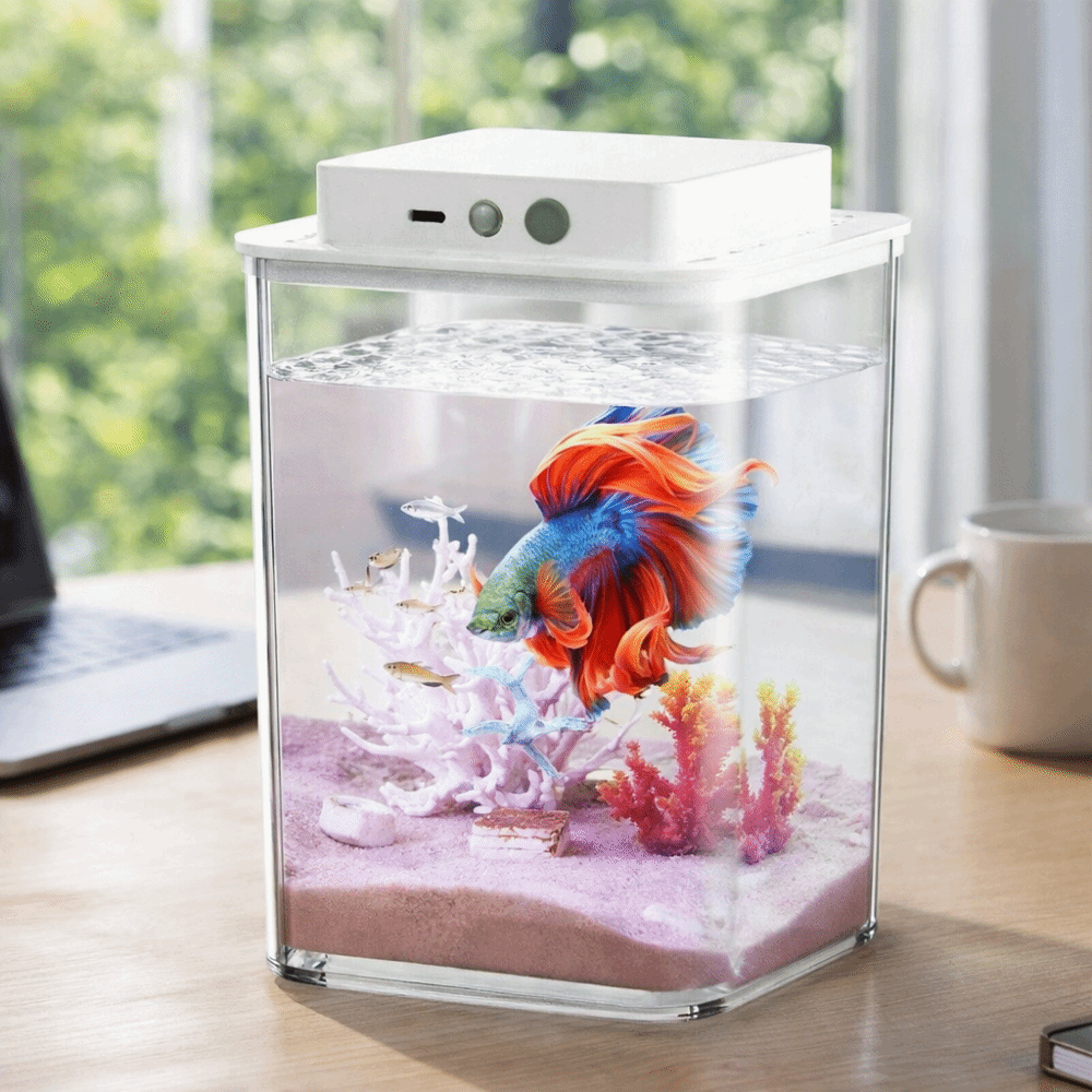 Transparent Betta Fish Tank In - огляд і ціна Aquarium Fish Bridge
