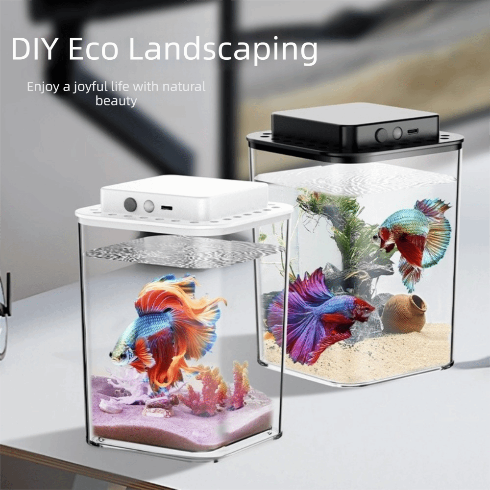 Transparent Betta Fish Tank In - огляд і ціна Aquarium Fish Bridge