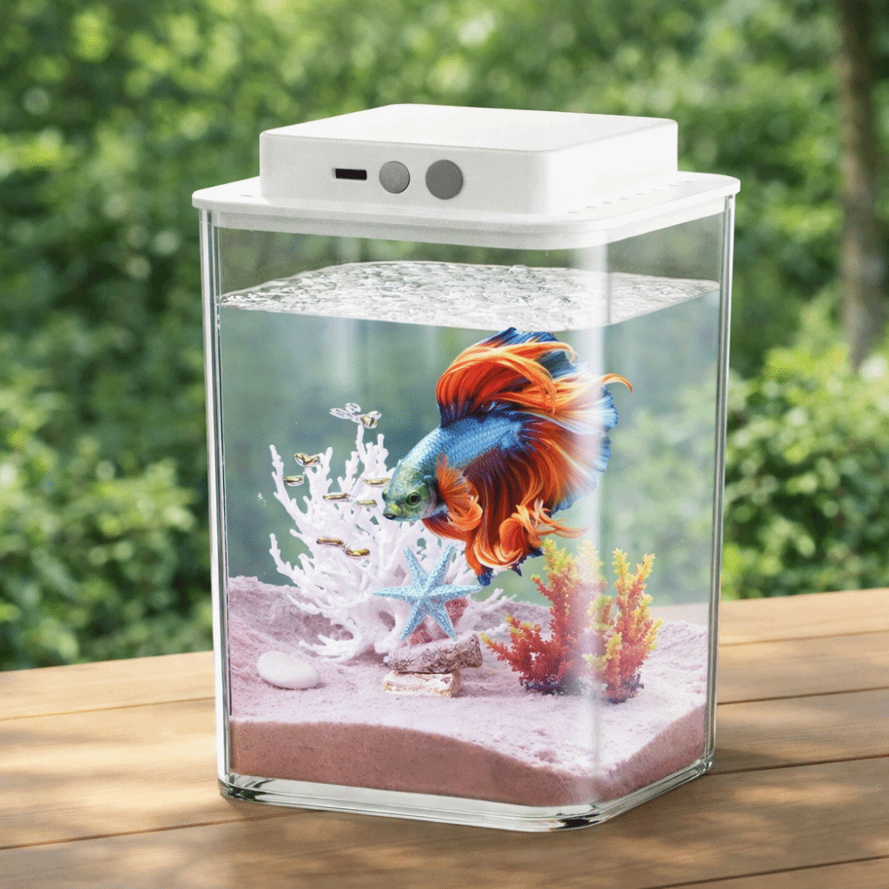 Transparent Betta Fish Tank In - огляд і ціна Aquarium Fish Bridge