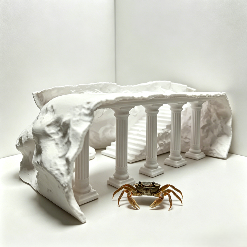 3D Printed Fish Tank Cave, Art - огляд і ціна Aquarium Fish Bridge
