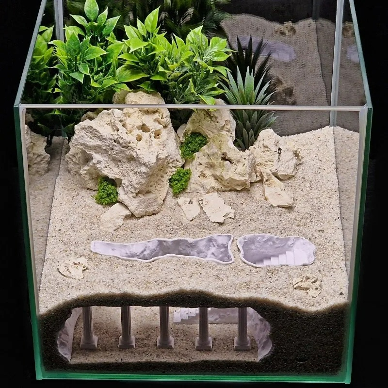 3D Printed Fish Tank Cave, Art - огляд і ціна Aquarium Fish Bridge