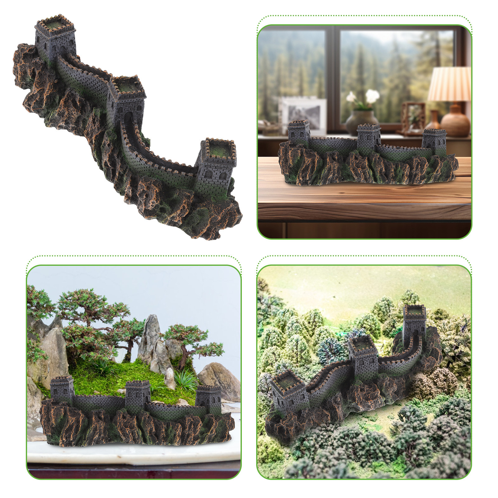 Bridge of China Statue Resin A - огляд і ціна Aquarium Fish Bridge