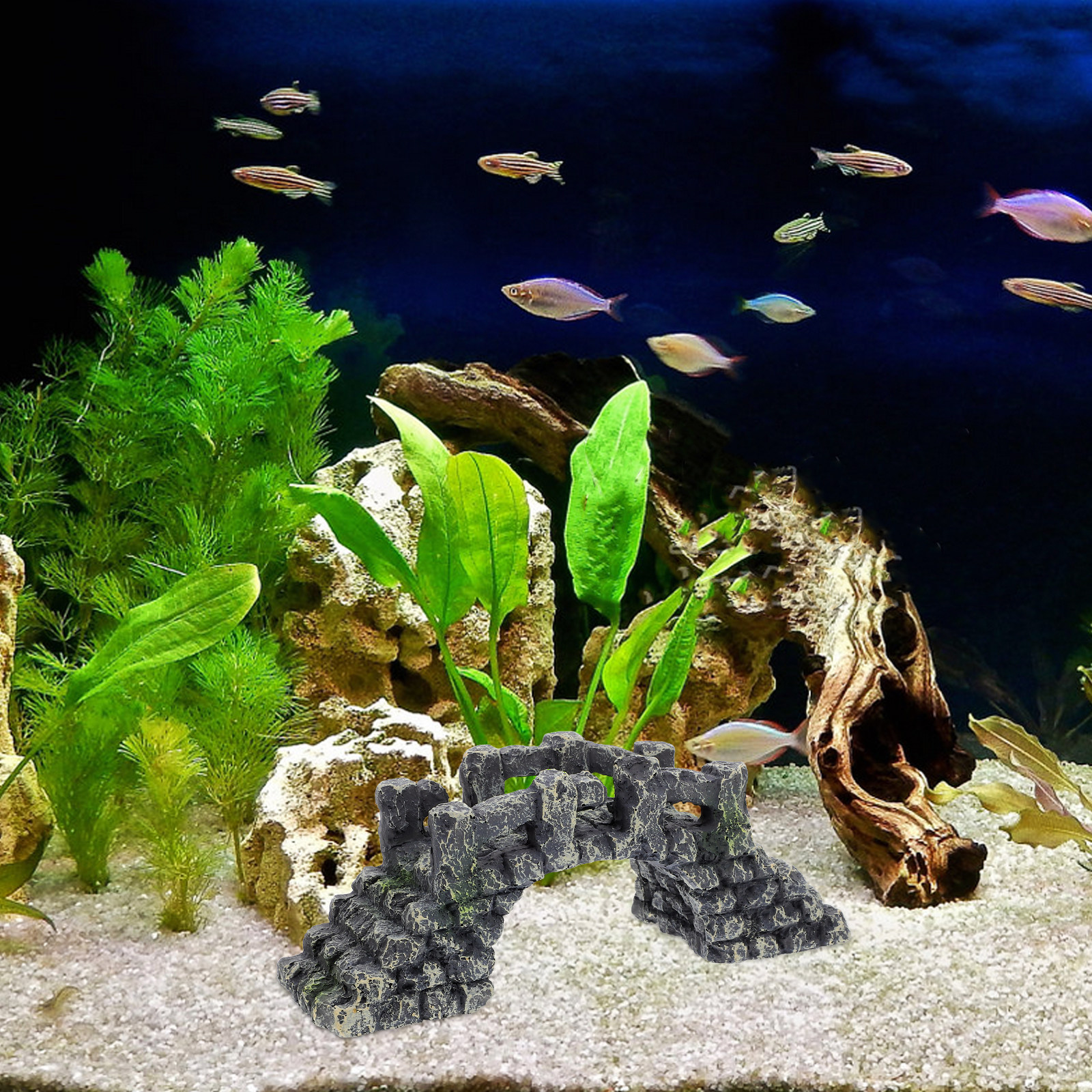 Aquarium Decorative Bridge Res - огляд і ціна Aquarium Fish Bridge