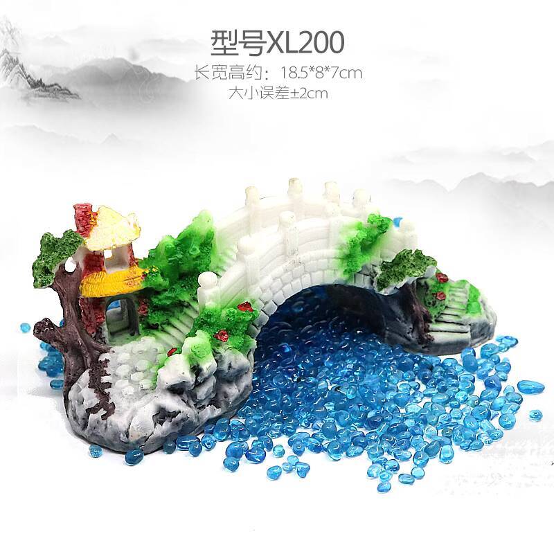 Fish Tank Aquarium Landscaping - огляд і ціна Aquarium Fish Bridge