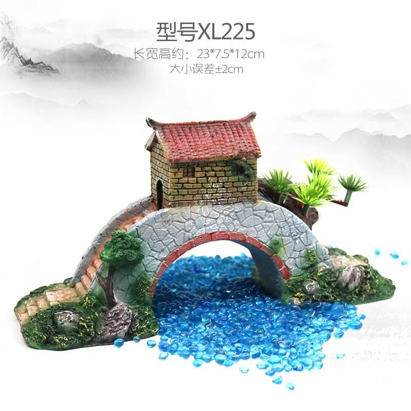 Fish Tank Aquarium Landscaping - огляд і ціна Aquarium Fish Bridge