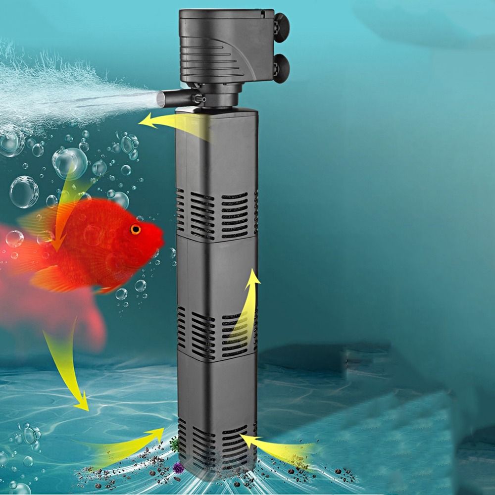 Plastic 3 in 1 Fish Tank Filte - огляд і ціна Fish Tank Filter Aquarium