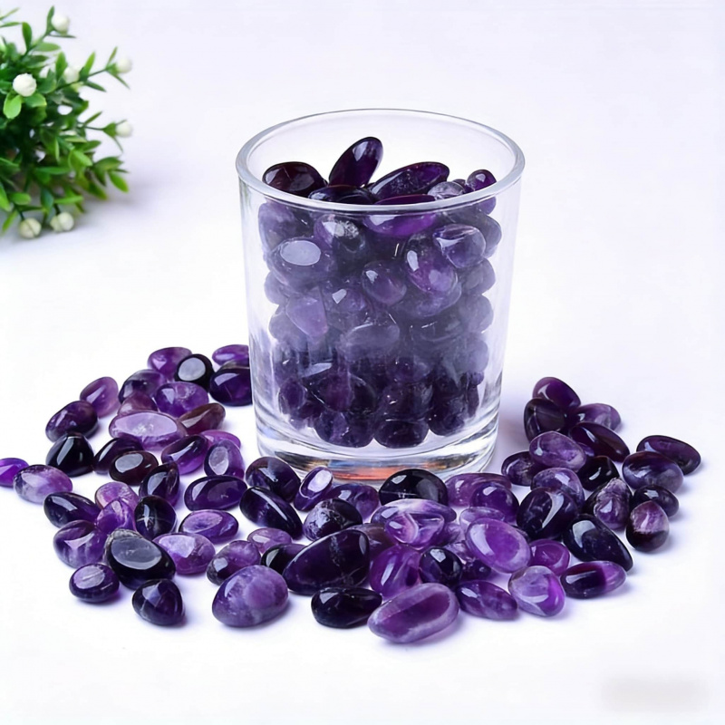Natural Amethyst Raw Stone Pol - огляд і ціна Aquarium Fish Saltwater