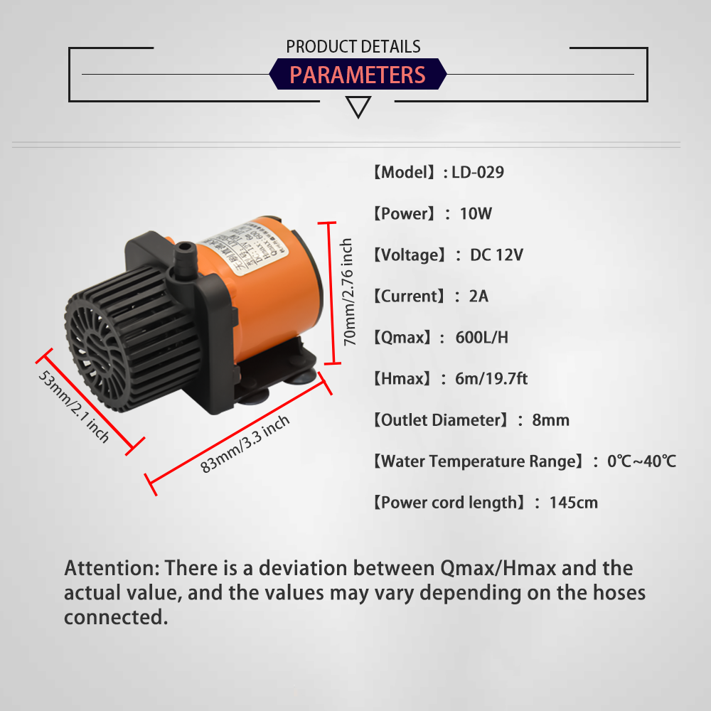 12V DC Brushless Small Submers - огляд і ціна Aquarium Fish House