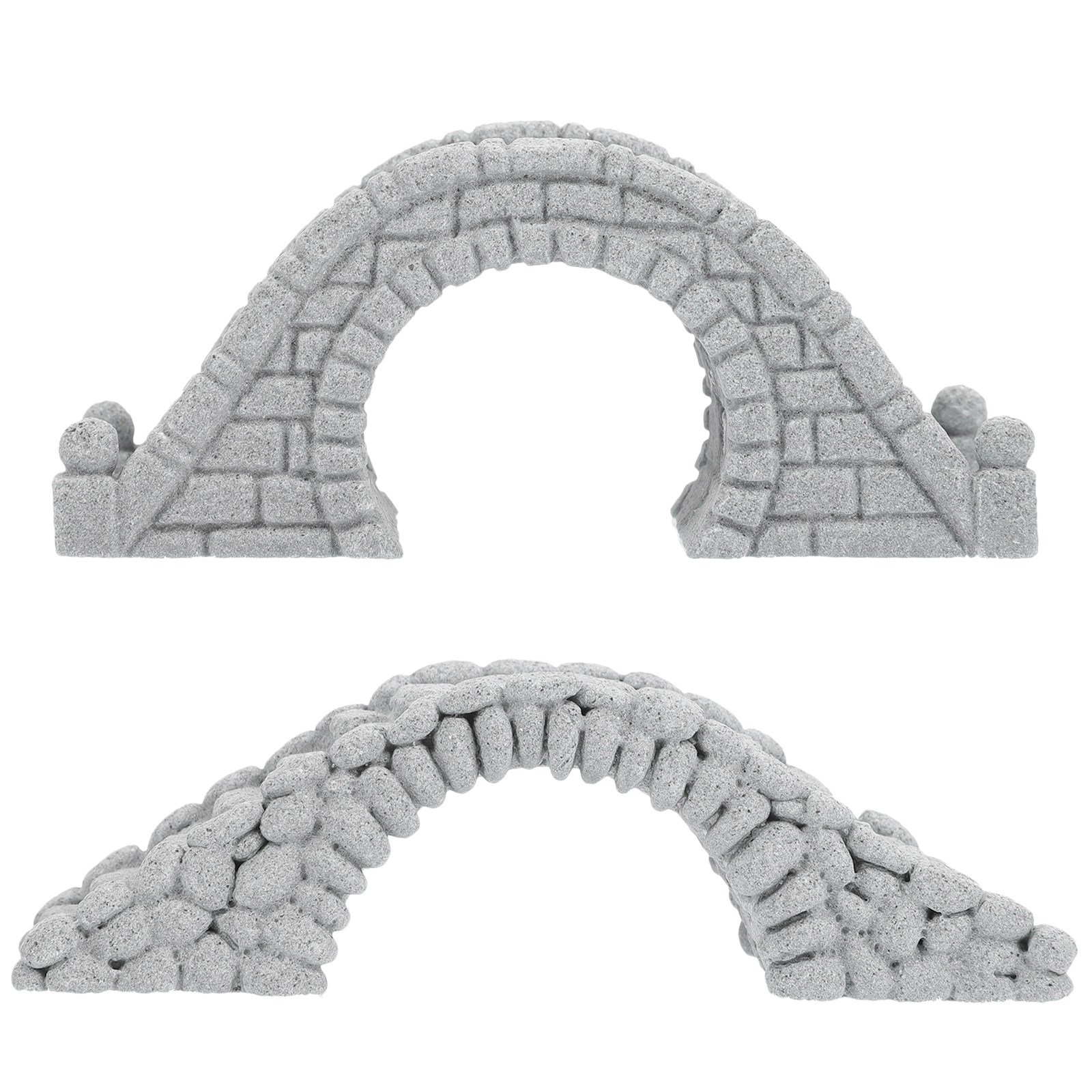 2Pcs Realistic Miniature Arch  - огляд і ціна Aquarium Fish Bridge