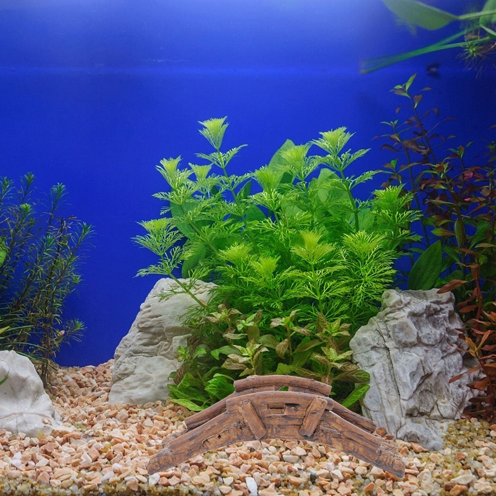 2Pcs Premium Ceramic Aquarium  - огляд і ціна Aquarium Fish Bridge